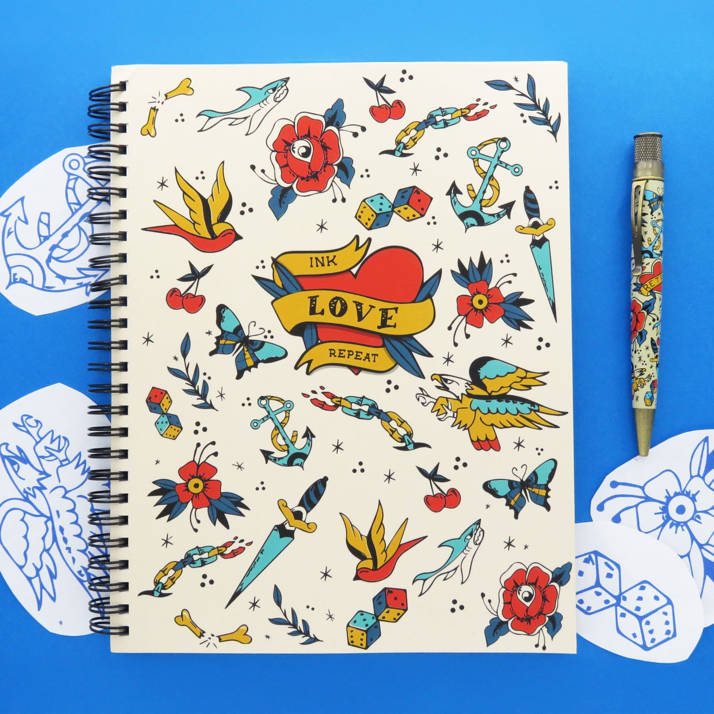 Retro 51 Medium Spiral Notebook - Ink-Love-Repeat