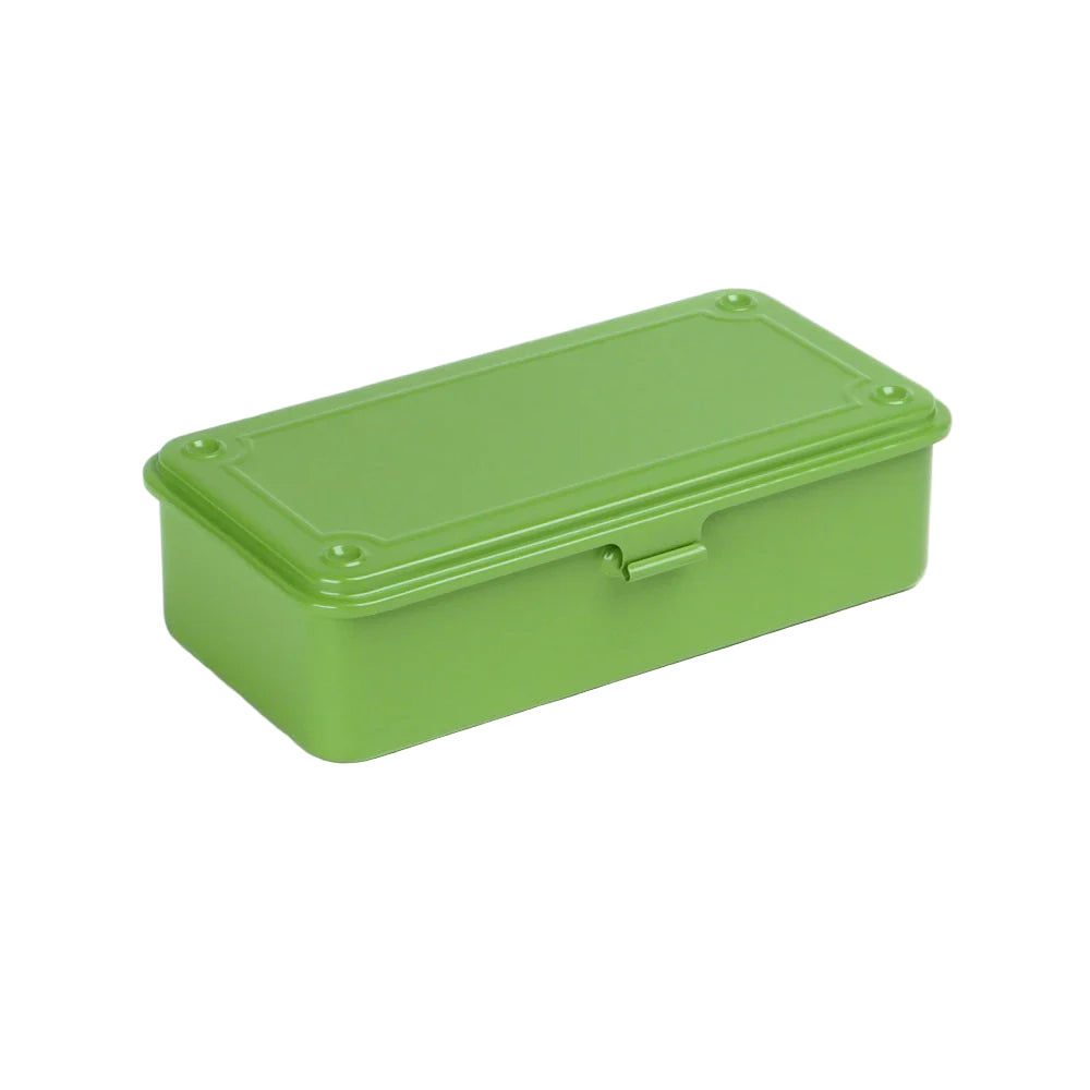 TOYO Steel Trunk-Shape Stackable Toolbox T-190 - Japanese Tea Green