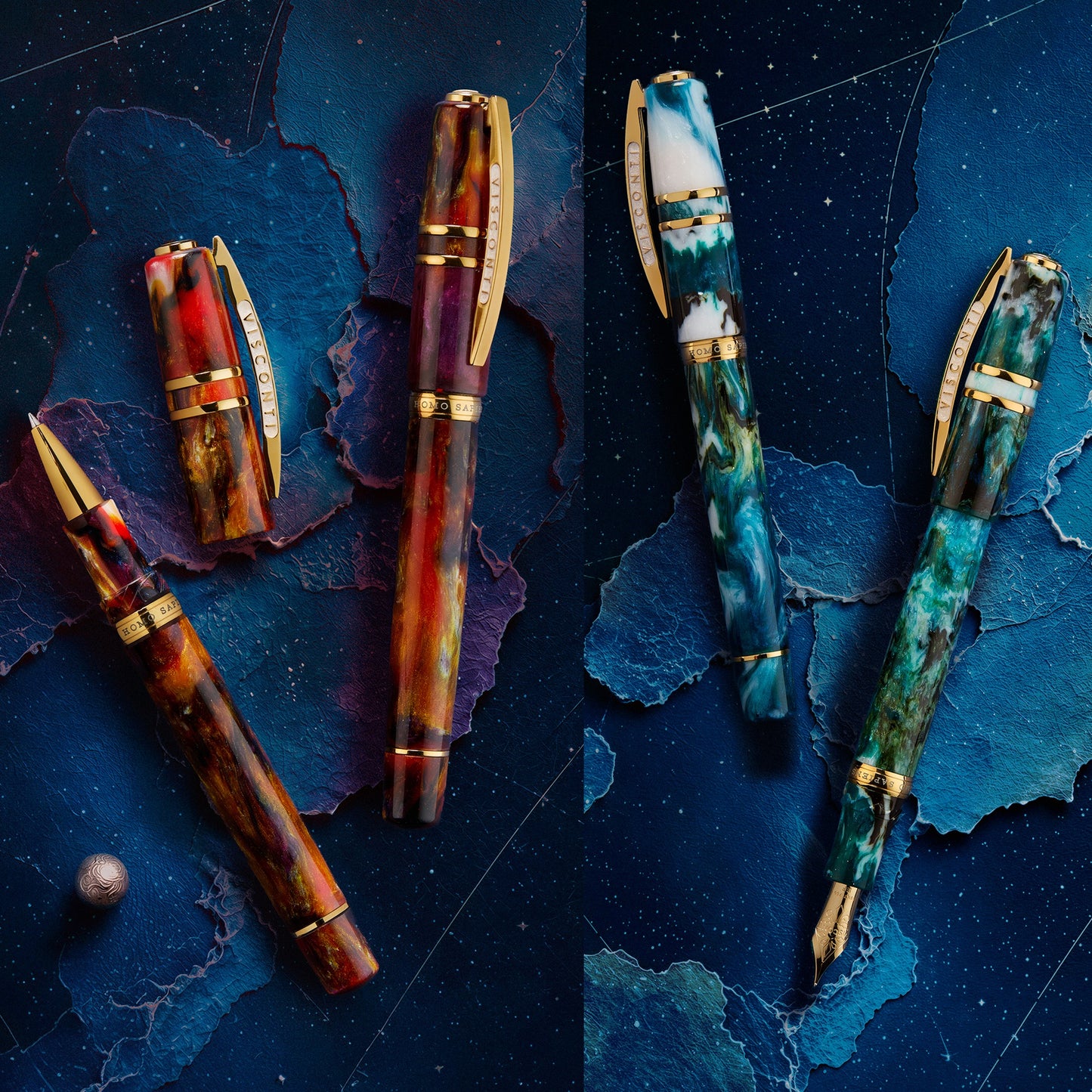 Visconti Homo Sapiens Nebula Fountain Pen - Eagle (Limited Edition)
