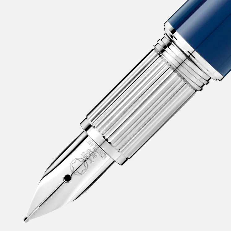 Montblanc StarWalker Blue Planet Fountain Pen - Precious Resin