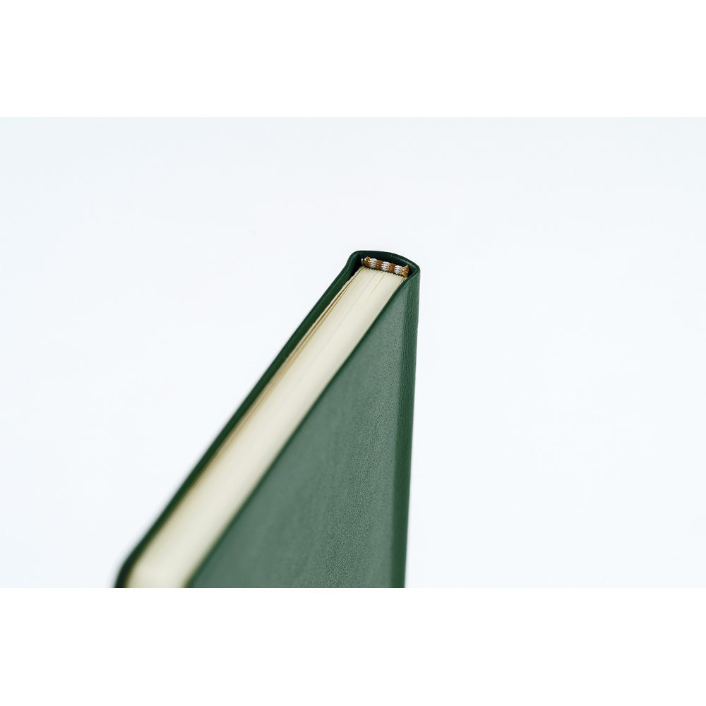 Hobonichi 2027 Weeks - Leather: Forest Green