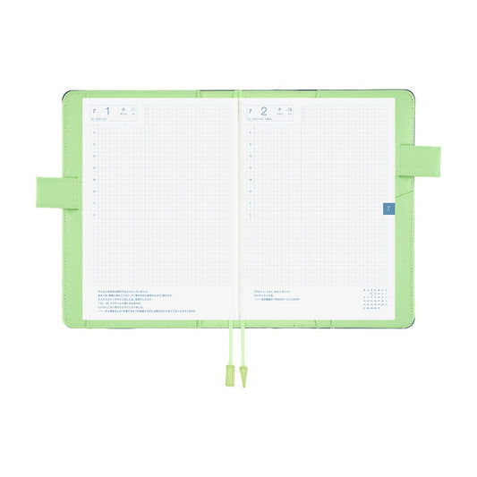 Hobonichi 2026 A5 Cousin Techo Book & Cover Set - Ivy Forest (English)