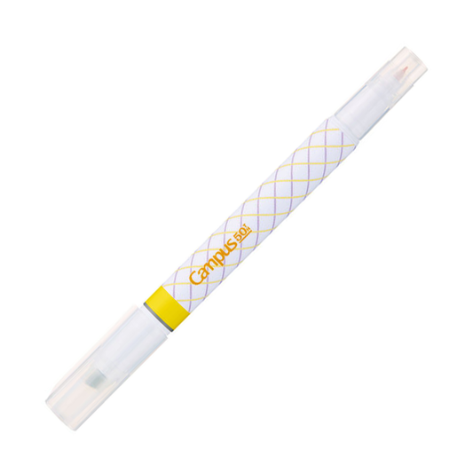 KOKUYO Campus 50th Anniversary Two Way Color Marker - Yellow (Limited Edition)