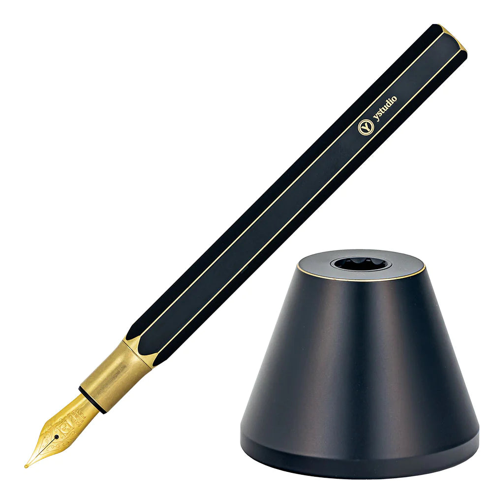 ystudio Brassing Desk Fountain Pen