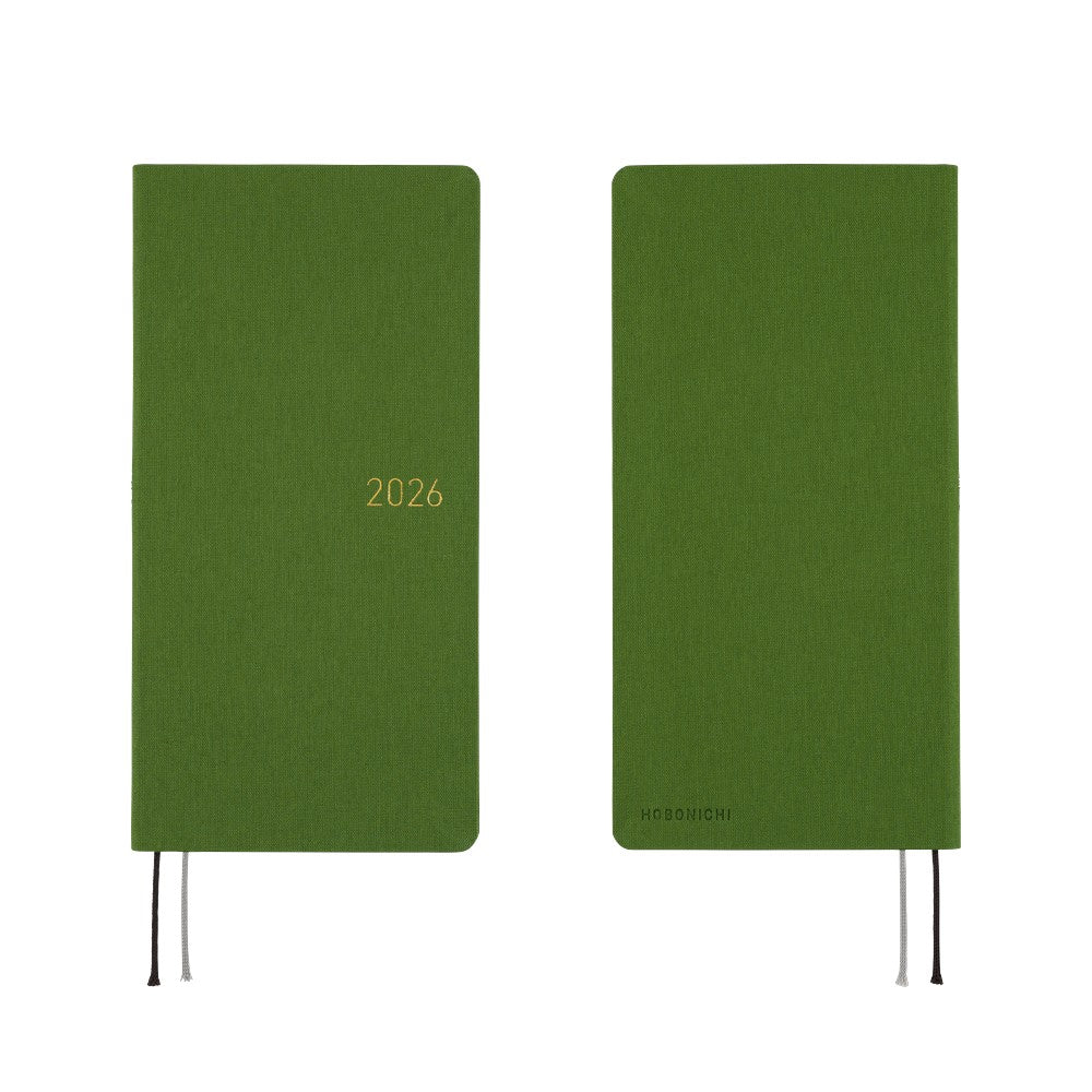 Hobonichi 2026 Weeks - Antique Green