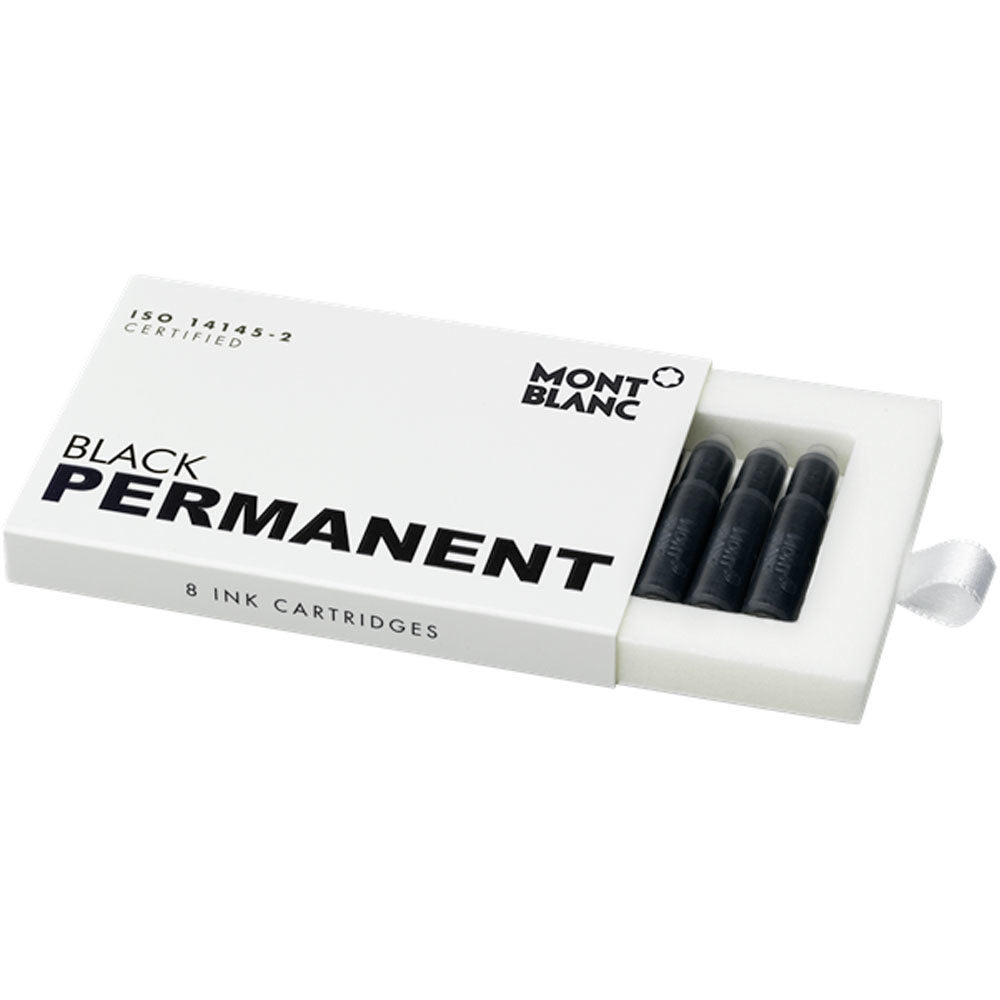 Montblanc Permanent Black - Ink Cartridges (8 ea)