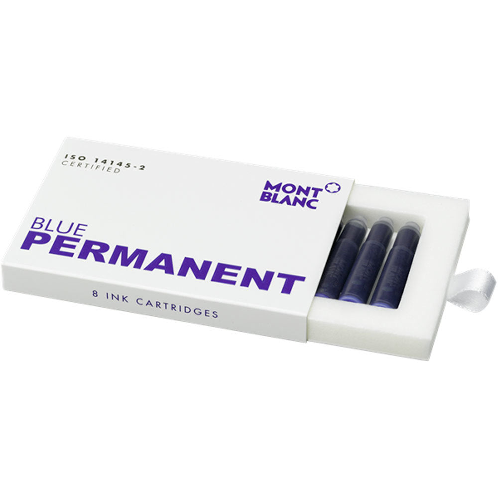 Montblanc Permanent Blue - Ink Cartridges (8 ea)