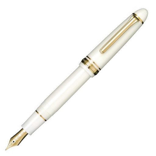 Sailor 1911L Fountain Pen White Dromgoole's Fine Writing Instruments