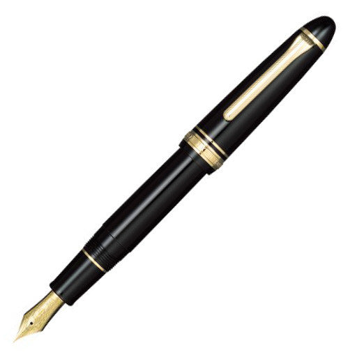 SAILOR 万年筆 1911 ブラック ゴールドトリム　　2009 Sailor 1911L Fountain Pen - Black with Gold Trim – Dromgoole's
