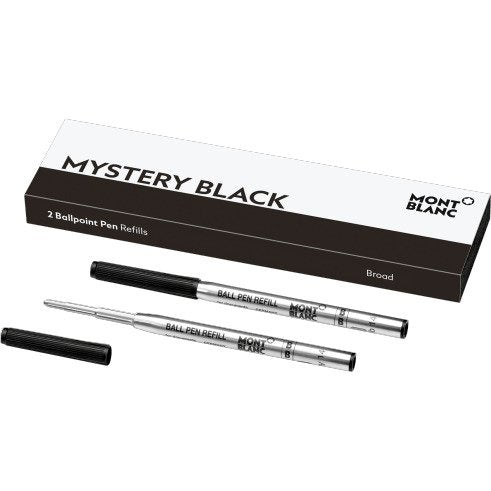 Montblanc Ballpoint Refill - Mystery Black (2 ea)