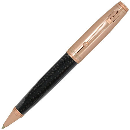 Monteverde Invincia Ballpoint - Rose Gold Carbon Fiber