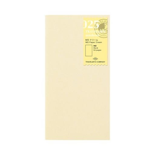 TRAVELER'S Notebook Regular 025 MD Cream Paper Blank