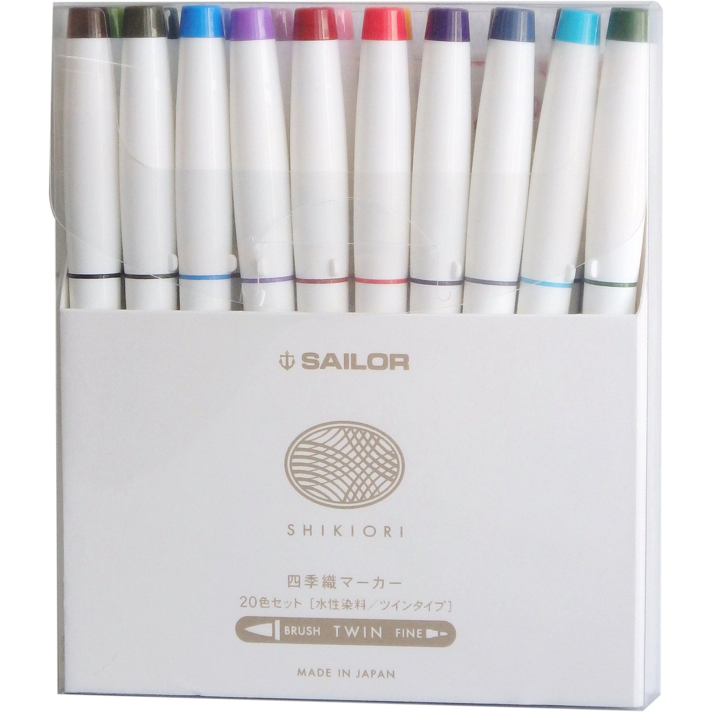 Sailor Shikiori Markers - 20 Piece Set