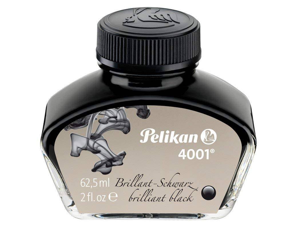 Pelikan 4001 Brilliant Black Bottled Ink (62.5ml)