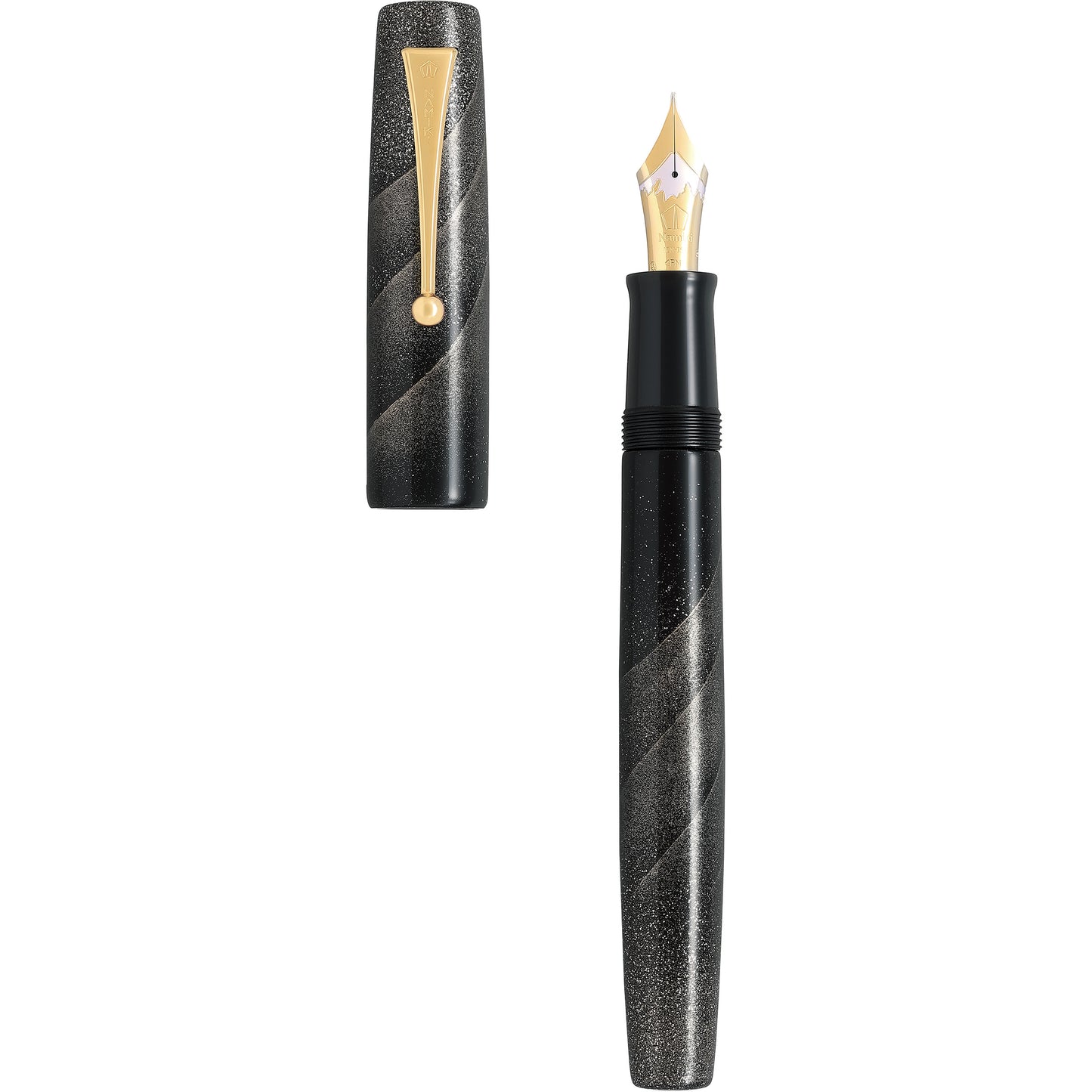Namiki Aya Maki-e Fountain Pen - Hayate (Black)