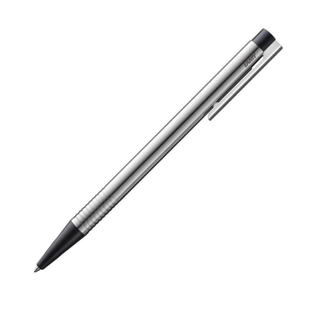 LAMY logo Ballpoint - Stainless Steel with Matte Black