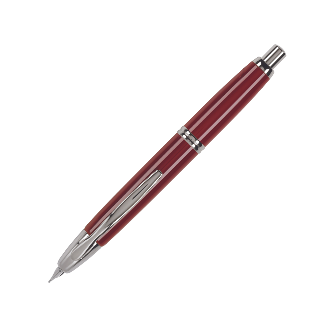 Pilot Vanishing Point Fountain Pen Red with Rhodium Trim Dromgoole