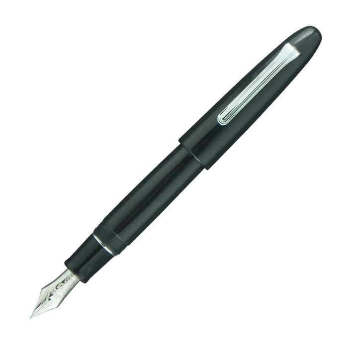 Sailor 1911 King of Pens Fountain Pen - Black Ebonite with Rhodium Trim (Bespoke)