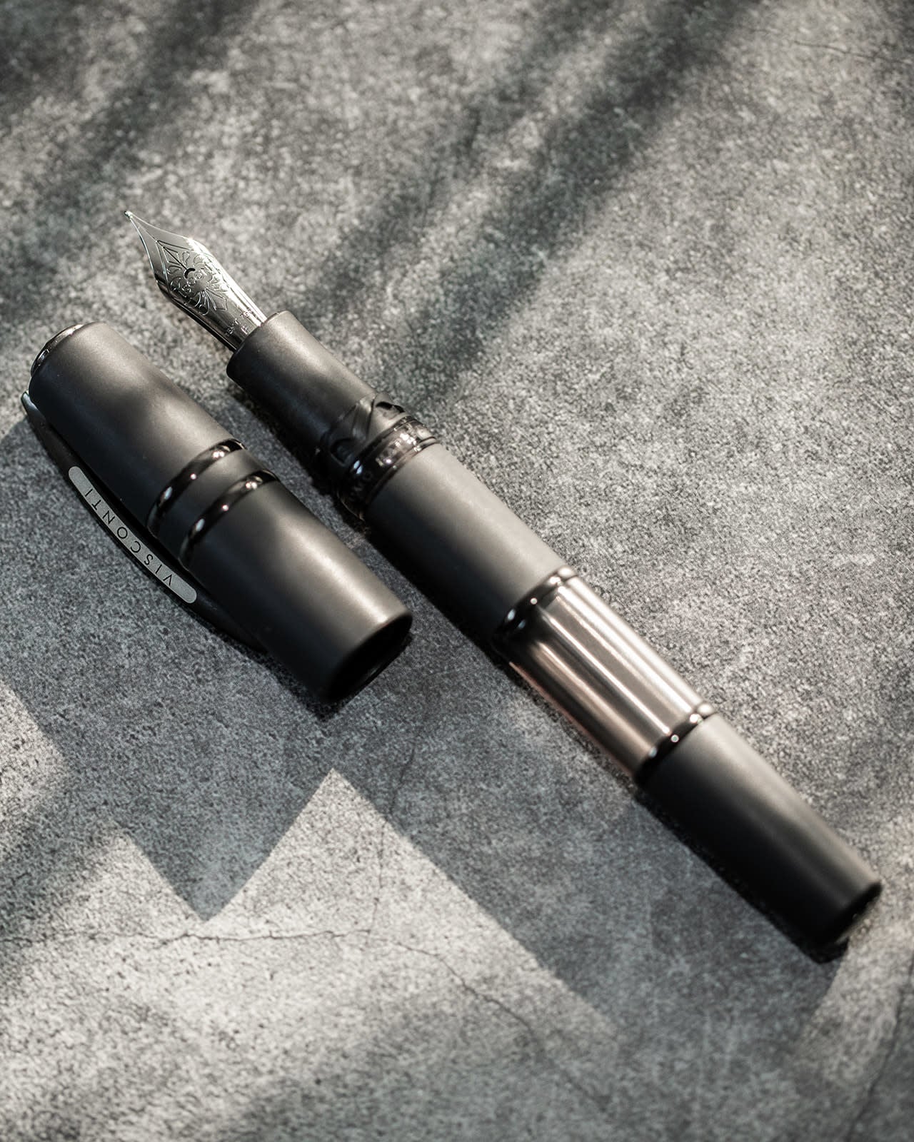 Visconti Homo Sapiens Dark Crystal Double Reservoir Fountain Pen