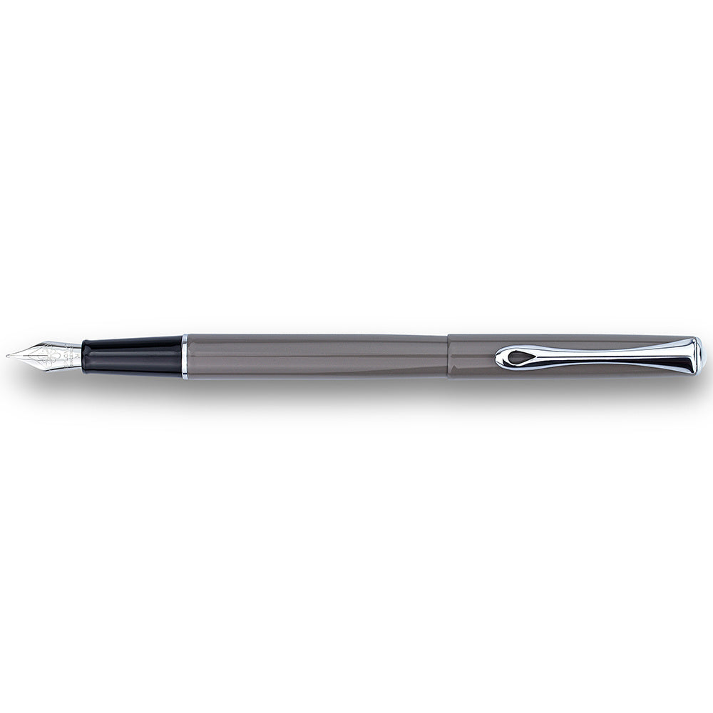 Diplomat Traveller Fountain Pen - Taupe Grey