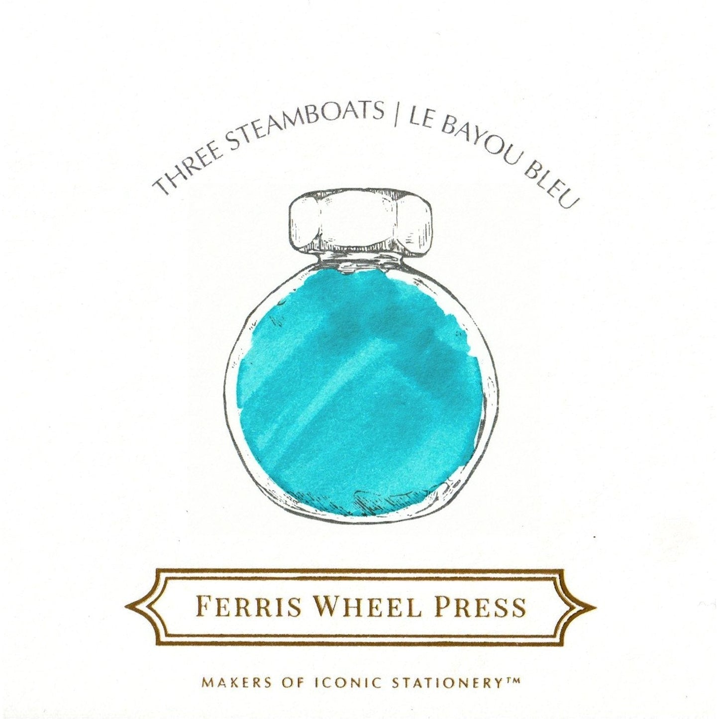 Ferris Wheel Press Three Steamboats (38ml) Bottled Ink (Discontinued)