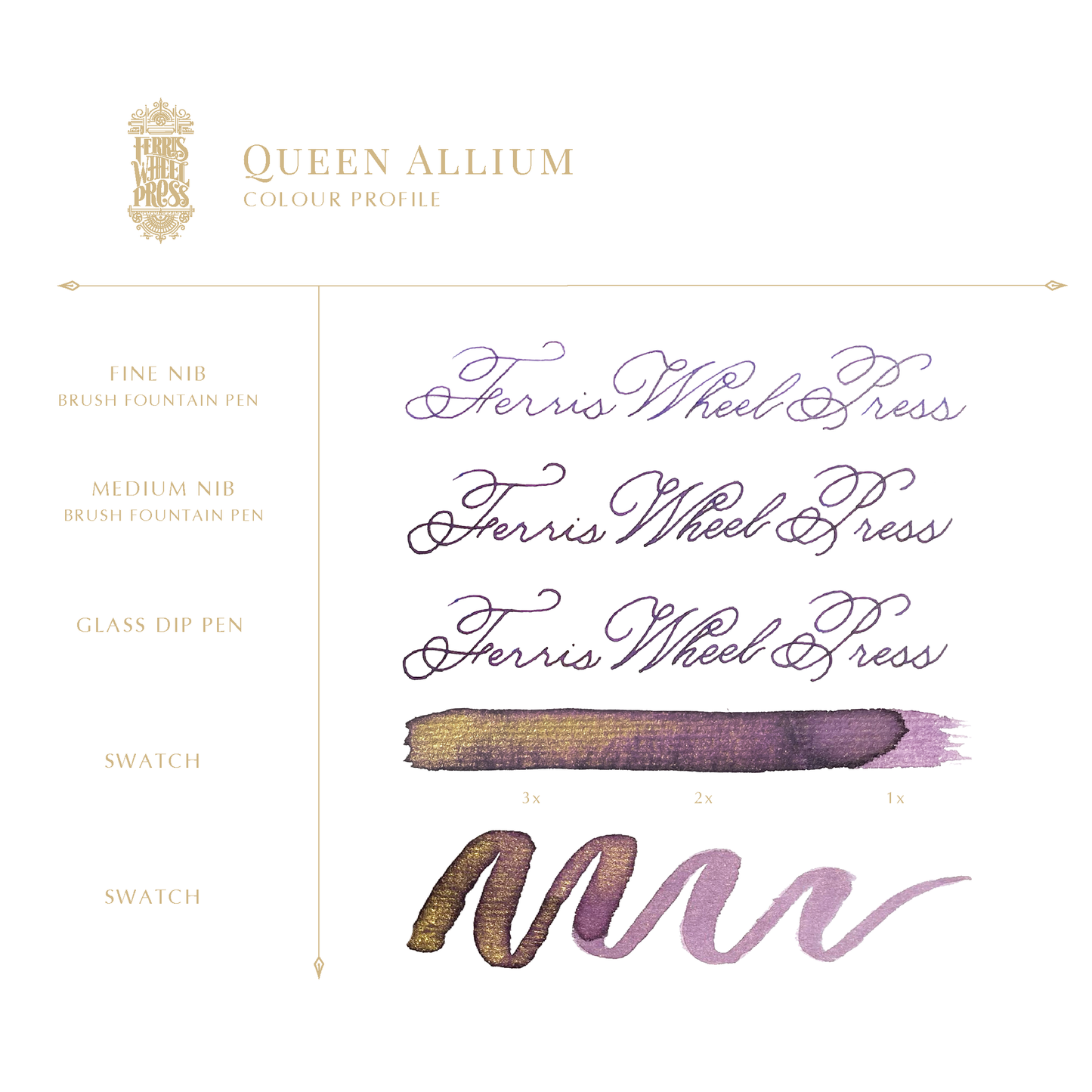 Ferris Wheel Press Queen Allium (10ml) Bottled Ink