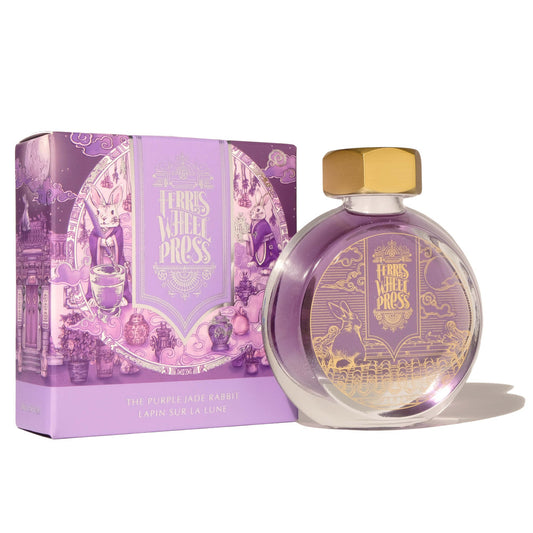 Ferris Wheel Press Curious Collaborations | Lunar New Year Purple Jade Rabbit (38ml) Bottled Ink (Special Edition)