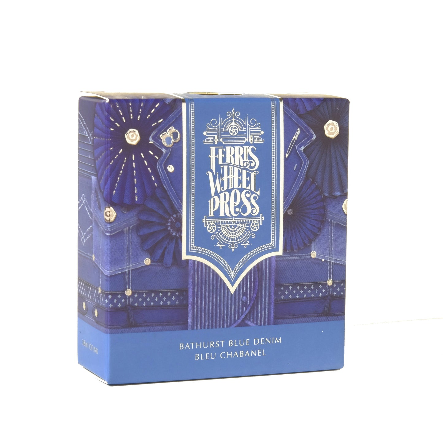 Ferris Wheel Press Bathurst Blue Denim (38ml) Bottled Ink