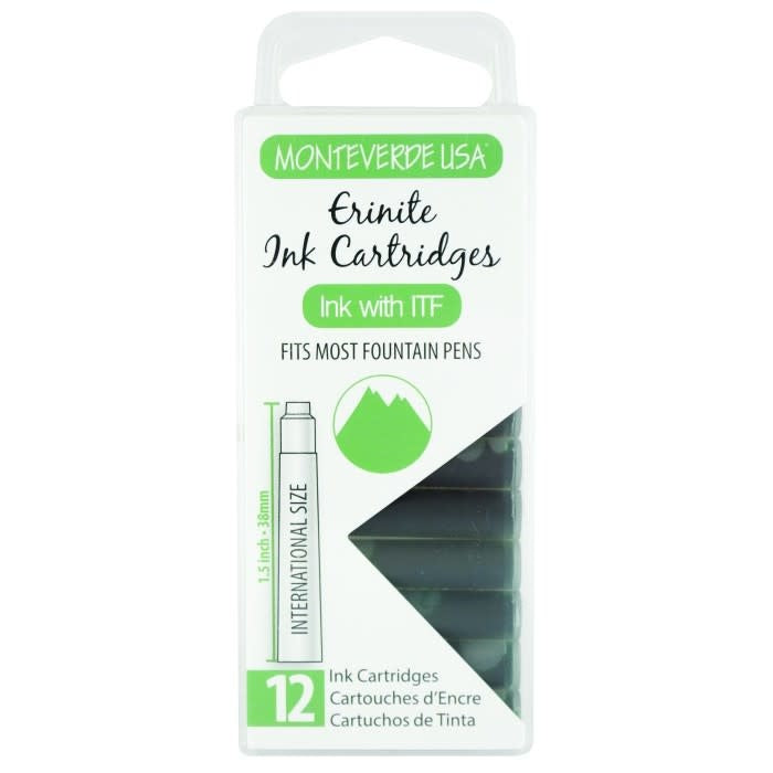 Monteverde Erinite Ink Cartridges (Set of 12)