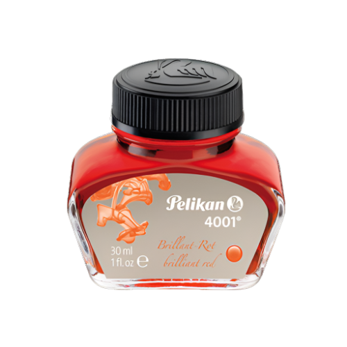 Pelikan 4001 Brilliant Red Bottled Ink (30ml)