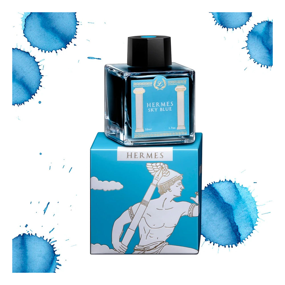 Laban Hermes Sky Blue Bottled Ink - 50ml