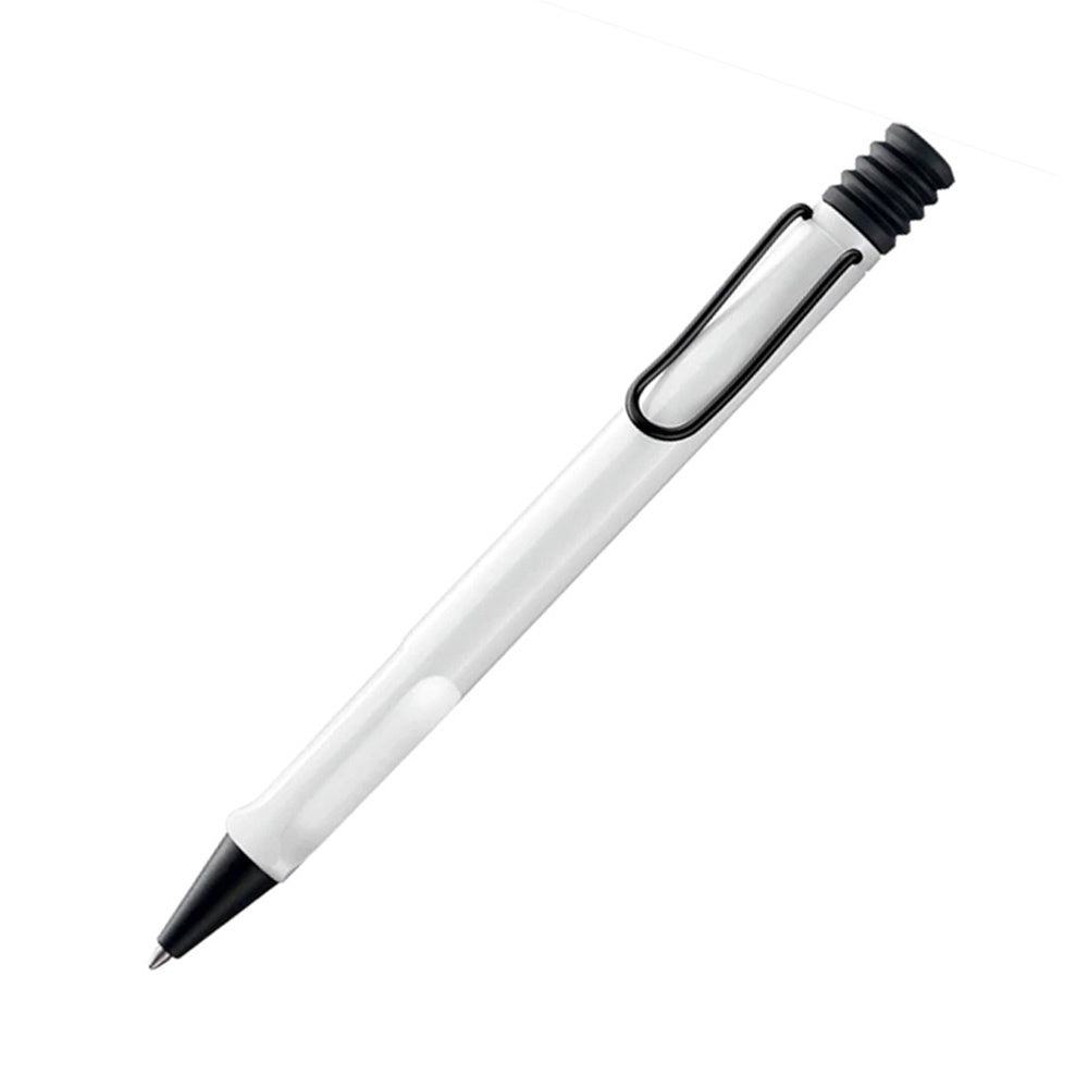 LAMY safari Ballpoint - White with Black Clip (Special Edition)