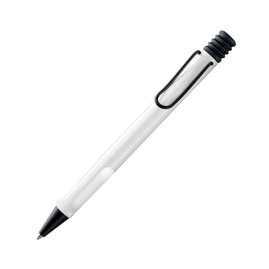 LAMY safari Ballpoint - White with Black Clip (Special Edition)