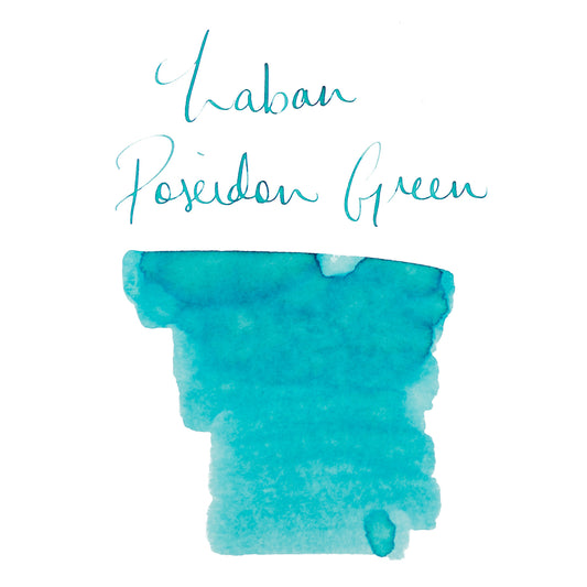 Laban Poseidon Green Bottled Ink - 50ml