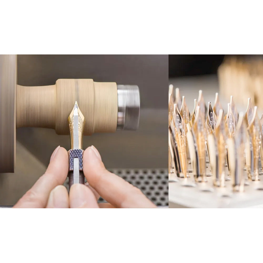 Montblanc Fountain Pen - Black with Gold Trim (Meisterstück Classique)