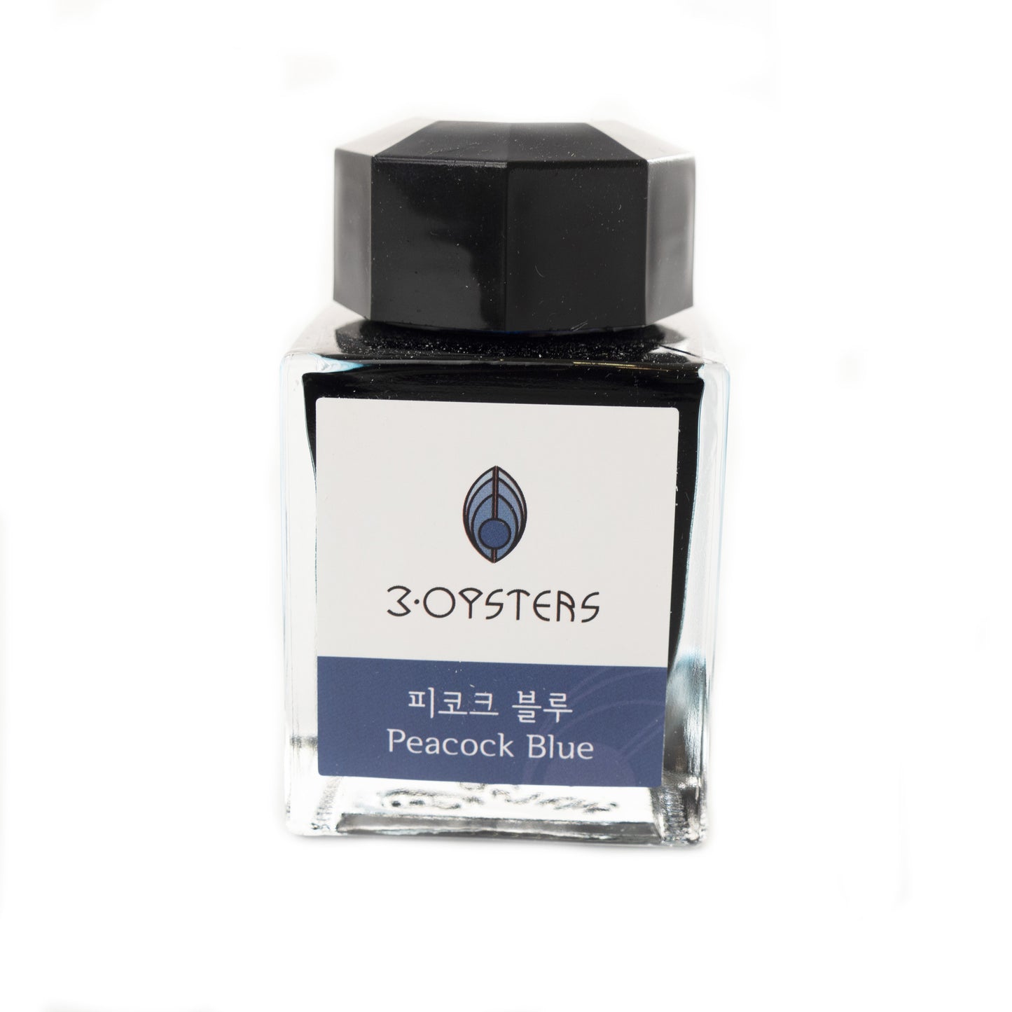 3 Oysters Peacock Blue (38ml) Bottled Ink (Delicious)