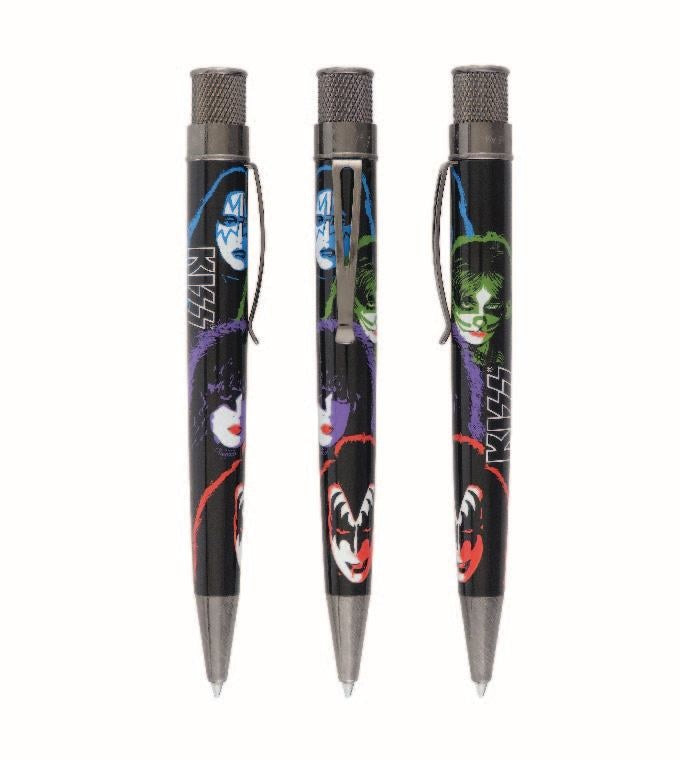 Retro 51 Collection Tornado Rollerball Kiss 1978 Faces