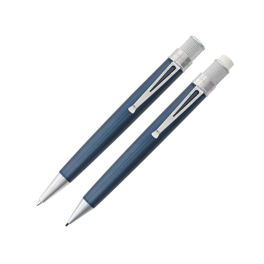 Retro 51 Tornado Gift Set - Ice Blue (Rollerball and Pencil 1.15mm)
