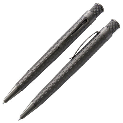Retro 51 Collection Tornado Tread Rollerball Flint (Black Nickel)