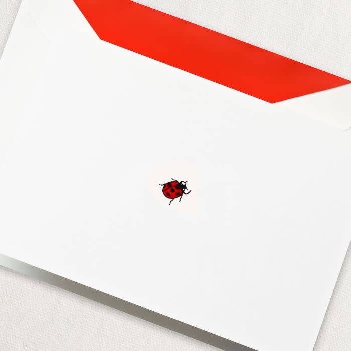 Crane Ladybug Note (10 ea)