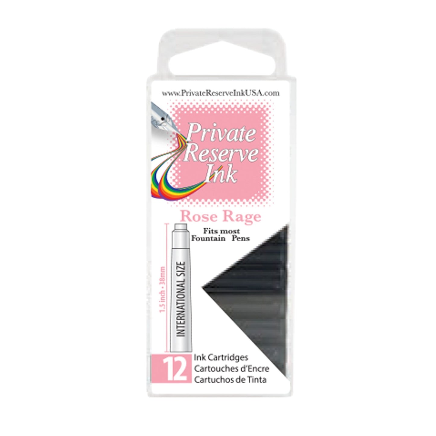 Private Reserve Rose Rage Ink Cartridges (Set of 12)