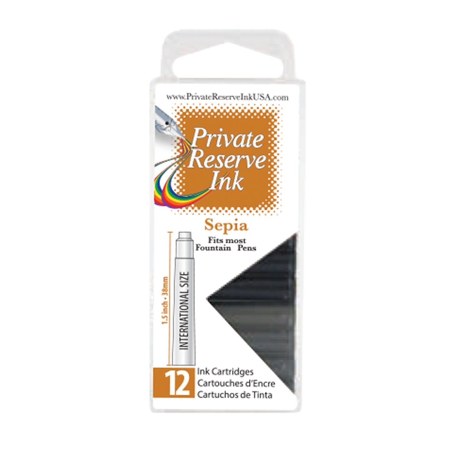 Private Reserve Sepia Ink Cartridges (Set of 12)