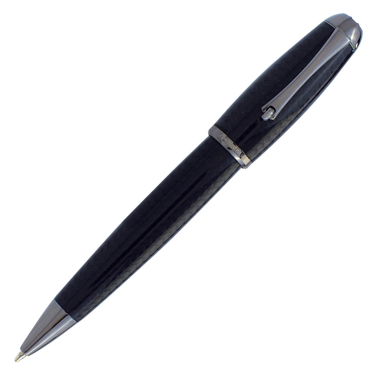 Monteverde Super Mega Carbon Fiber Ballpoint - With Gunmetal Trim