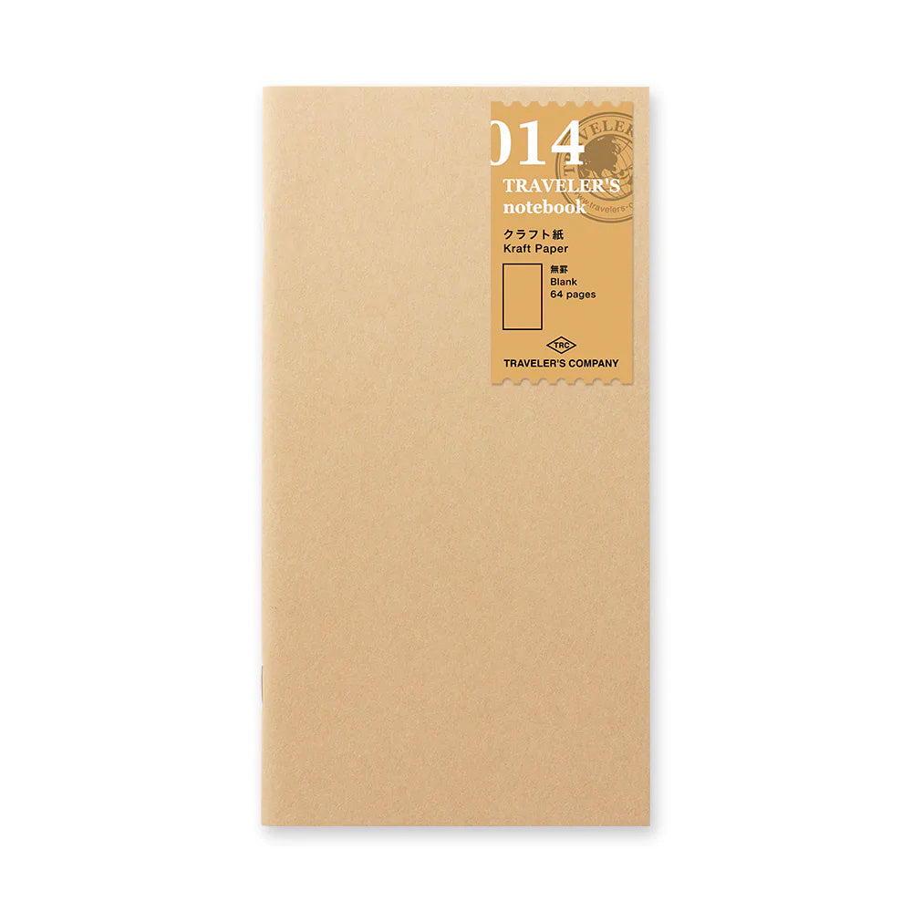 TRAVELER'S Notebook Regular 014 Kraft Paper