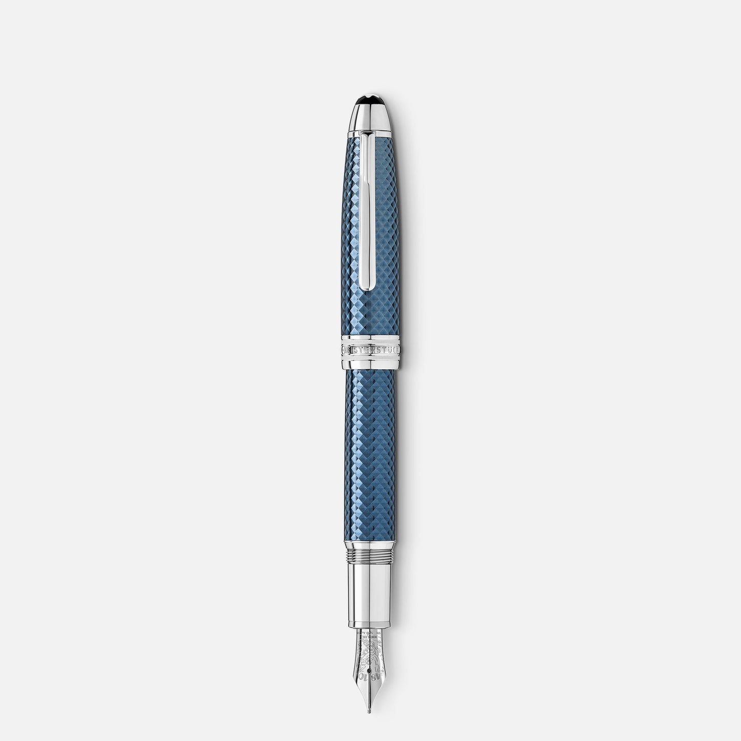 Montblanc Glacier Blue Fountain Pen (Meisterstück Solitaire LeGrand)