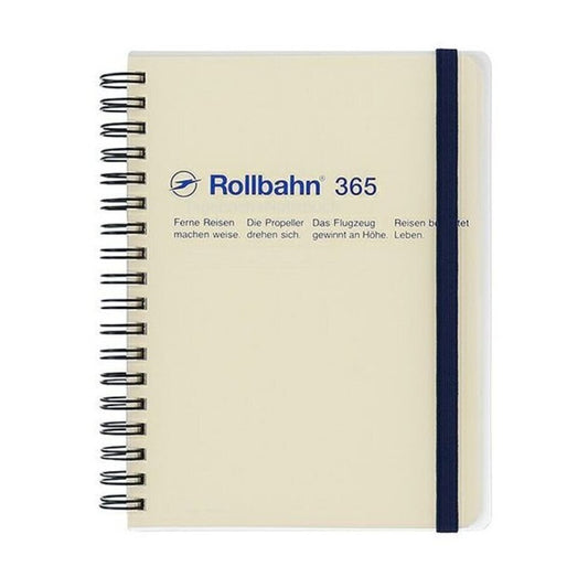Delfonics Rollbahn CLEAR Spiral L Free Diary - Clear