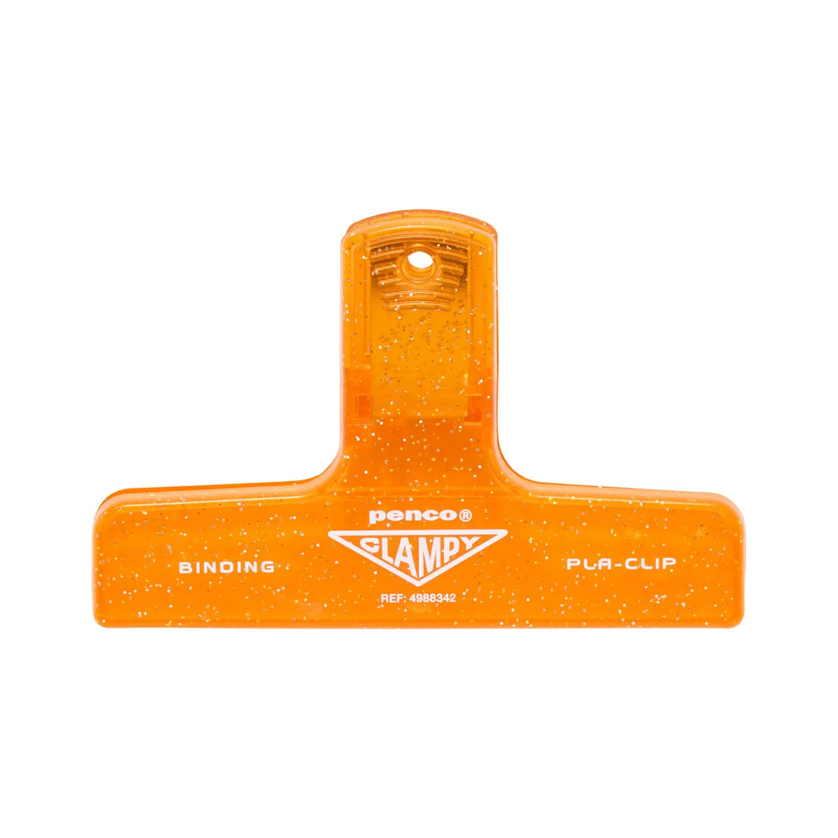 Hightide PENCO Clampy Plastic Clip - Glitter Orange