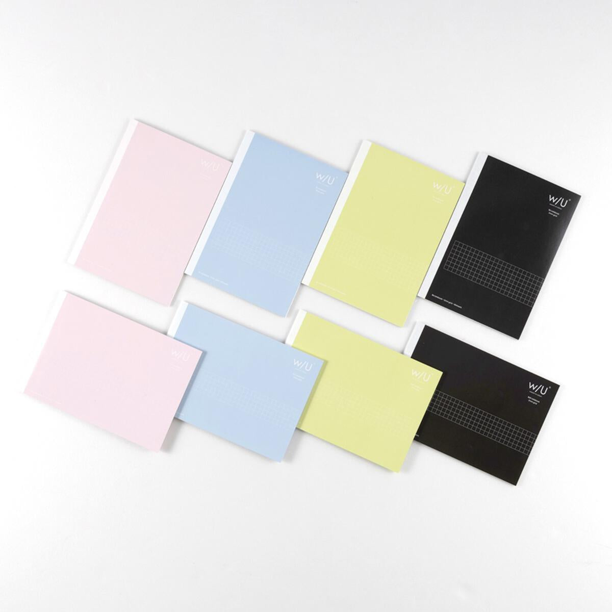 Nakabayashi W/U B6 Grid Notebook - Smoky Black