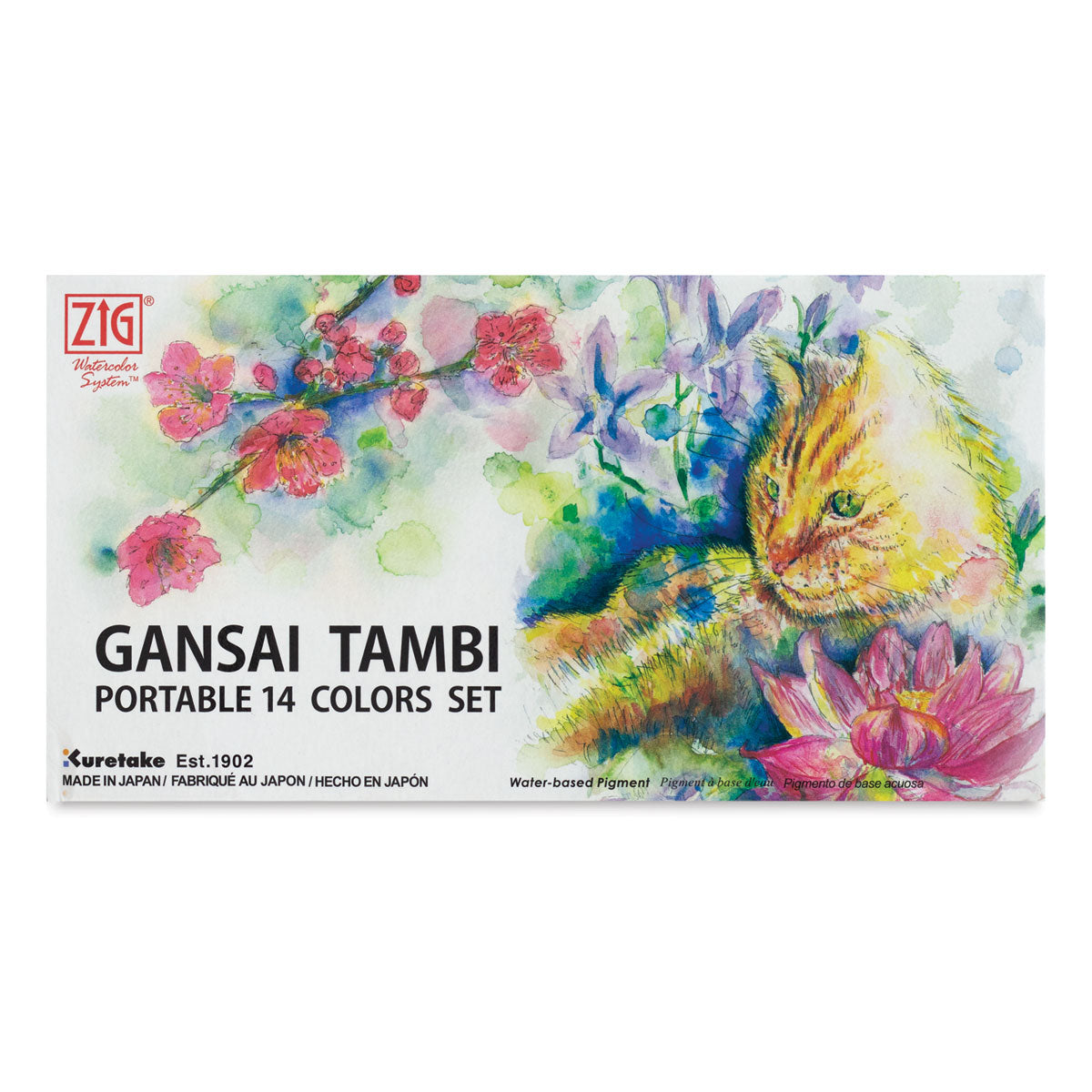 Kuretake Gansai Tambi - Portable 14 Color Set