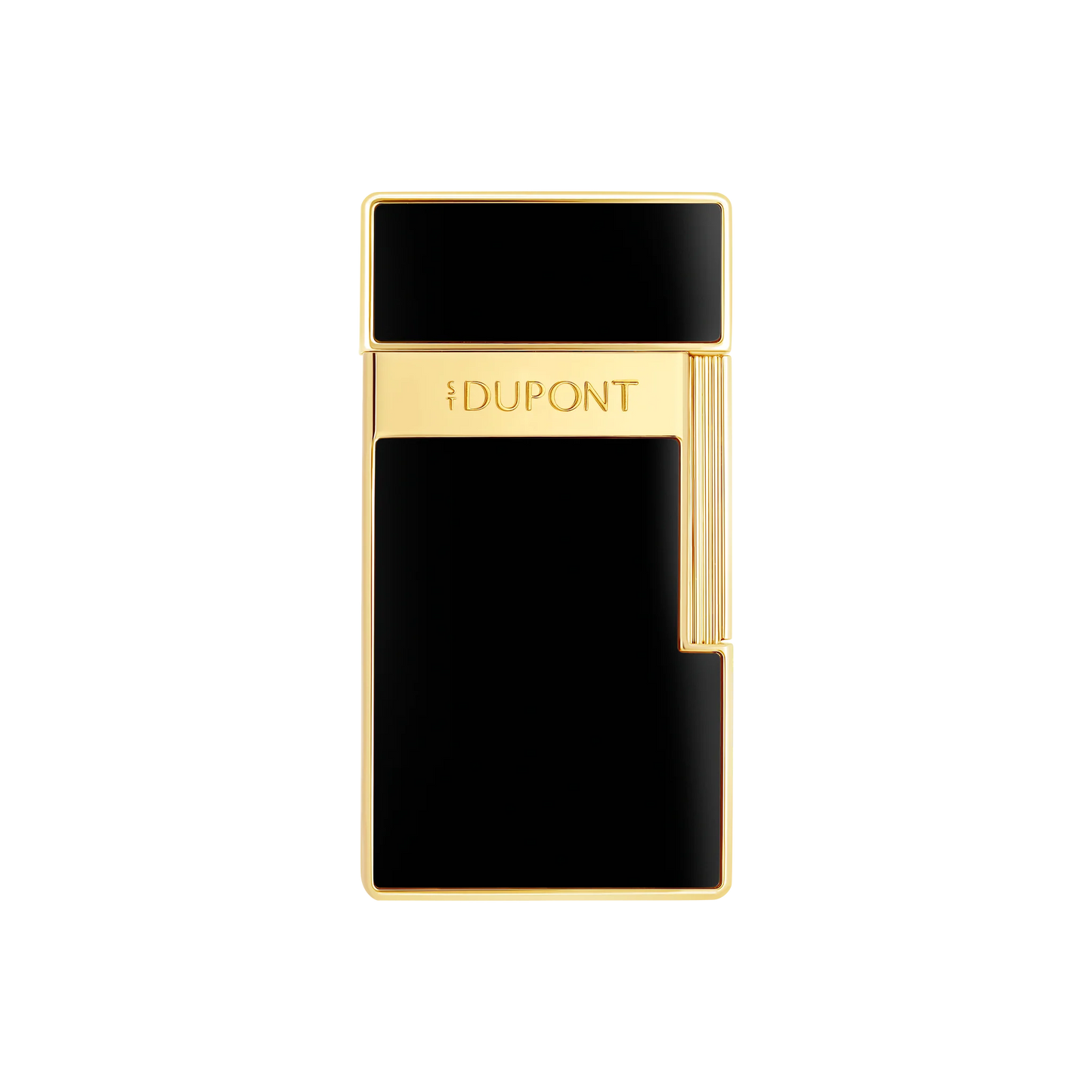 S.T. Dupont Biggy Lacquered Lighter - Black & Gold